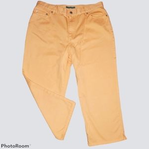 Ralph Lauren Casual Capri Pant w/ Pockets and Belt Loops 524